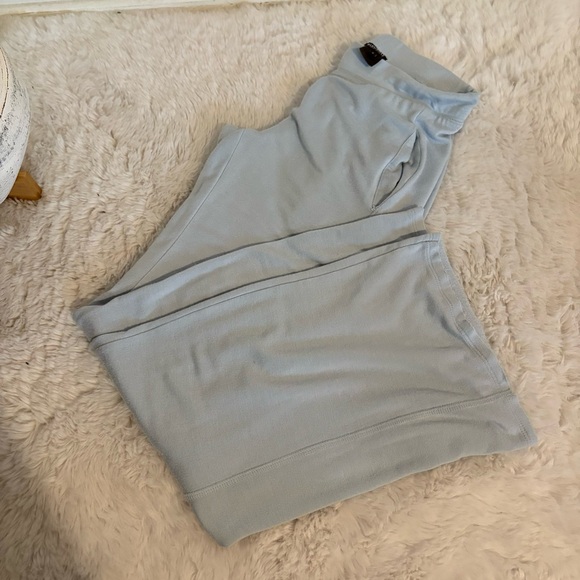 Wide Leg Light Blue Pants - Picture 2 of 4